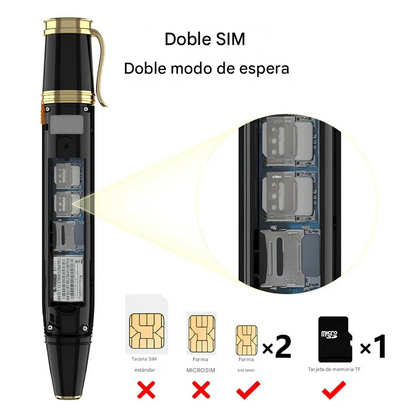 TELÉFONO MÓVIL CON FORMA DE BOLÍGRAFO